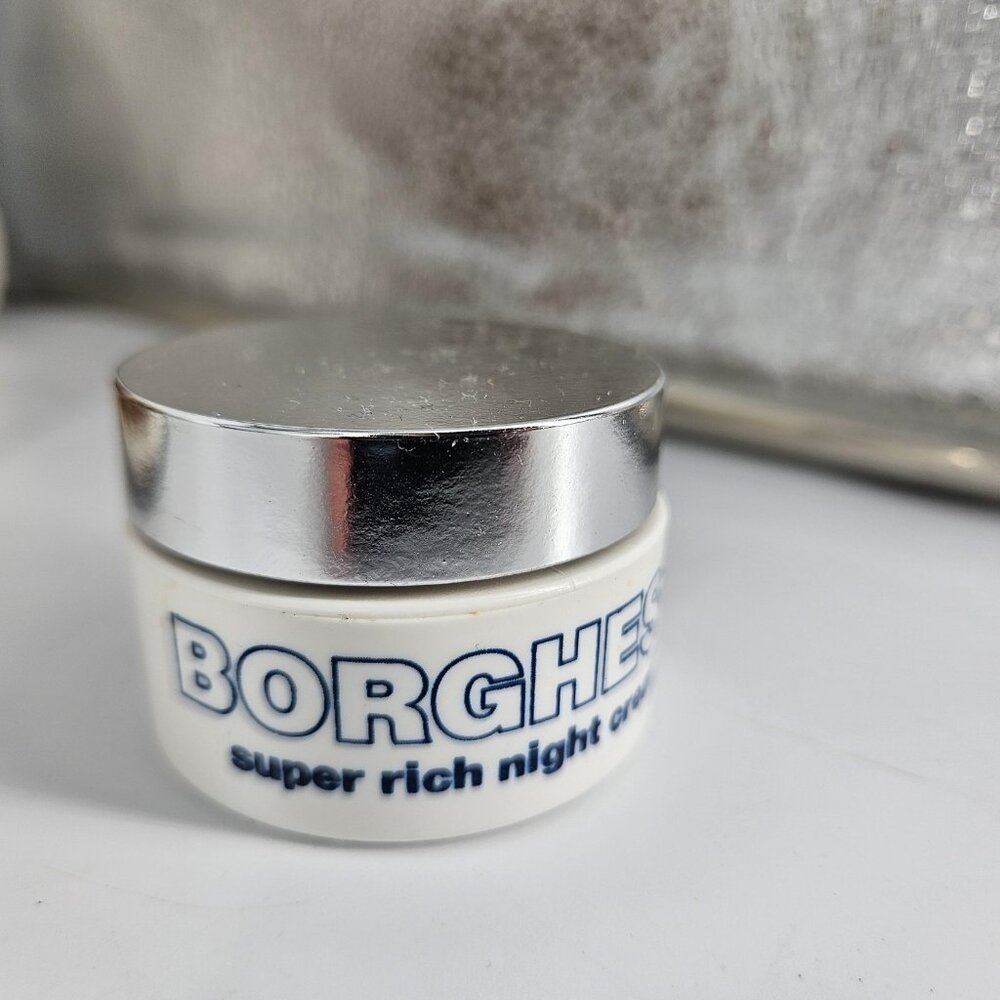 Borghese Super Rich Night Cream .50 Oz Sample Face Neck Moisturizer Women - Picture 1 of 4